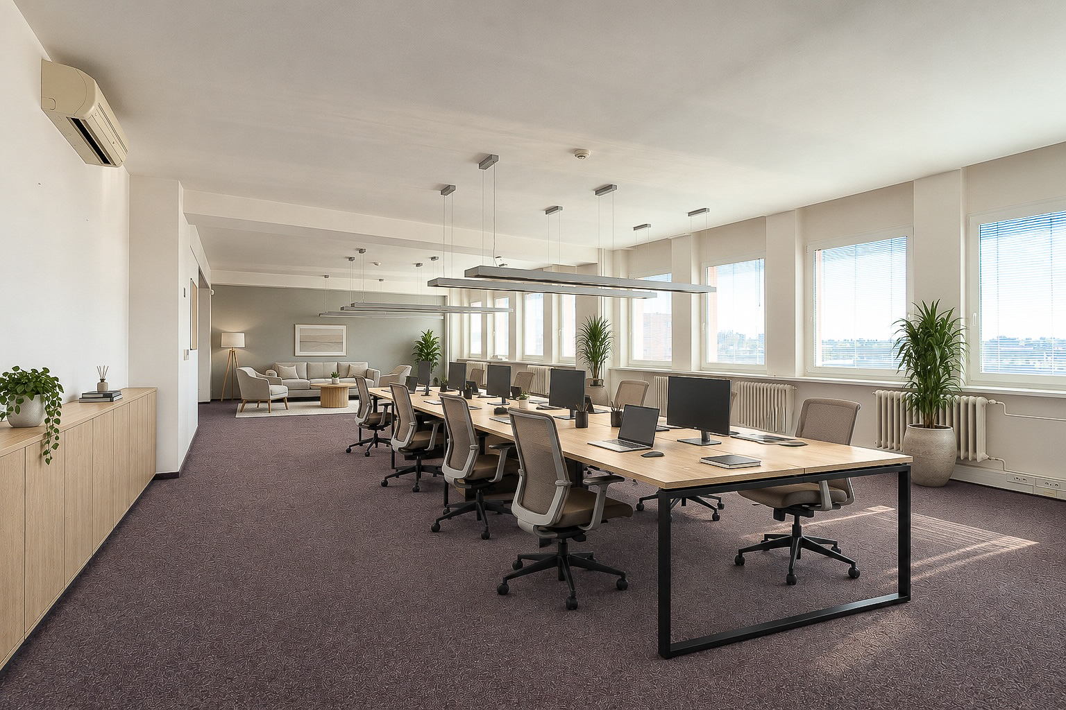 [*Priestory pre vaše podnikanie *]
od 17 m² po celé poschodie s parkovaním